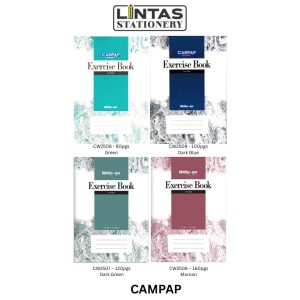 CAMPAP CARD COVER EX. BOOK A4 80P(70GSM)/100P(70GSM)/120P(70GSM)/(70GSM)/160P(60GSM)