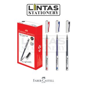 FABER-CASTELL TRUE GEL PEN 0.7MM BLAC/BLUE/RED
