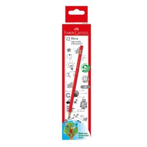 FABER-CASTELL 2B HEXA PENCIL 12'S
