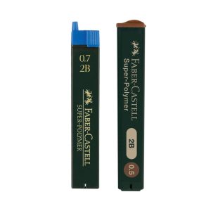 FABER-CASTELL SUPER POLYMER PENCIL LEAD 2B 0.5MM & 0.7MM