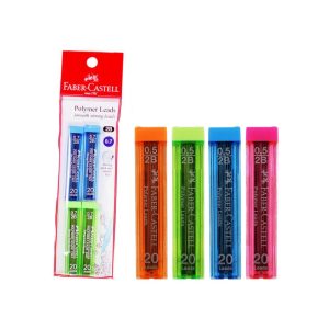 FABER-CASTELL PENCIL LEAD POLYMER 0.5MM & 0.7MM 2B