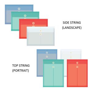 YES A4 SIDE & TOP STRING DOCUMENT HOLDER