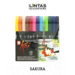 SAKURA KOI COLOURING PEN 12'S