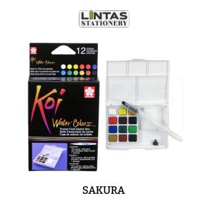 SAKURA KOI WATER COLOUR 12'S