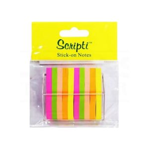 SCRIPTI 40435 STICK-ON NOTES 5 COLOURS