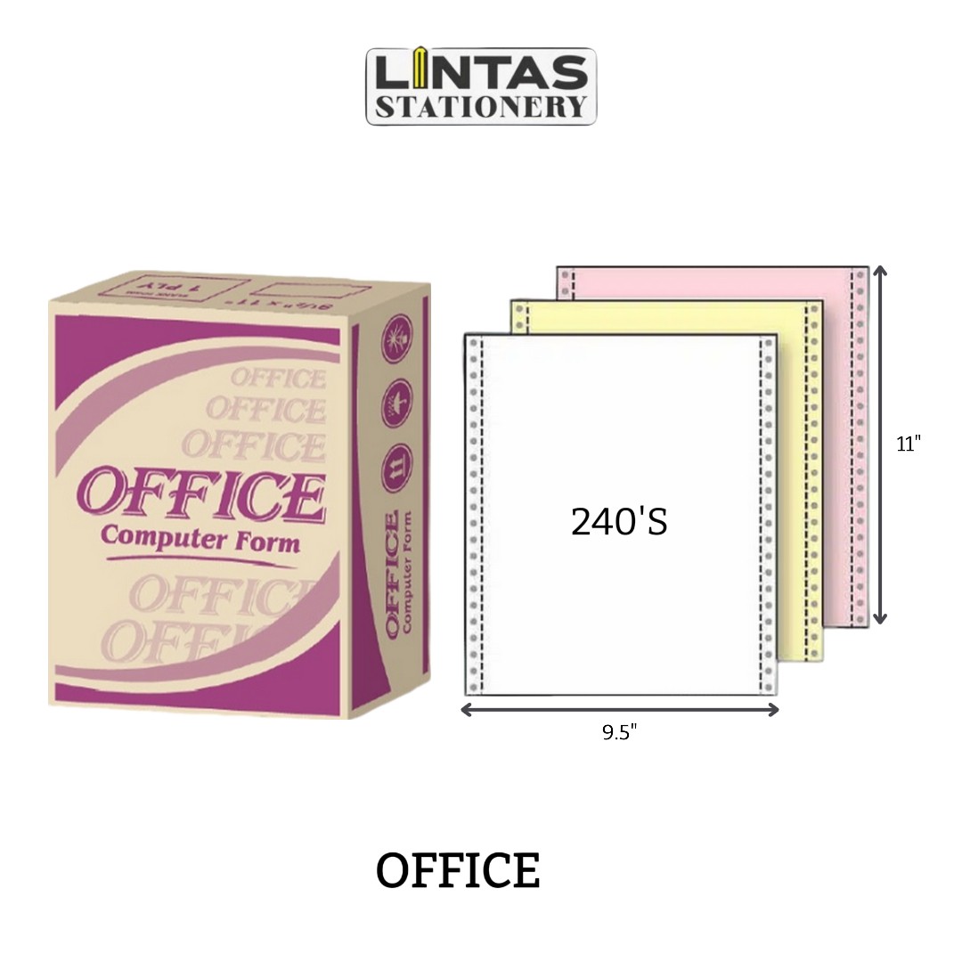 Computer Form Wpy OFFICE COMPUTER FORM A4 3PLY (W/P/Y) – Lintas Stationery