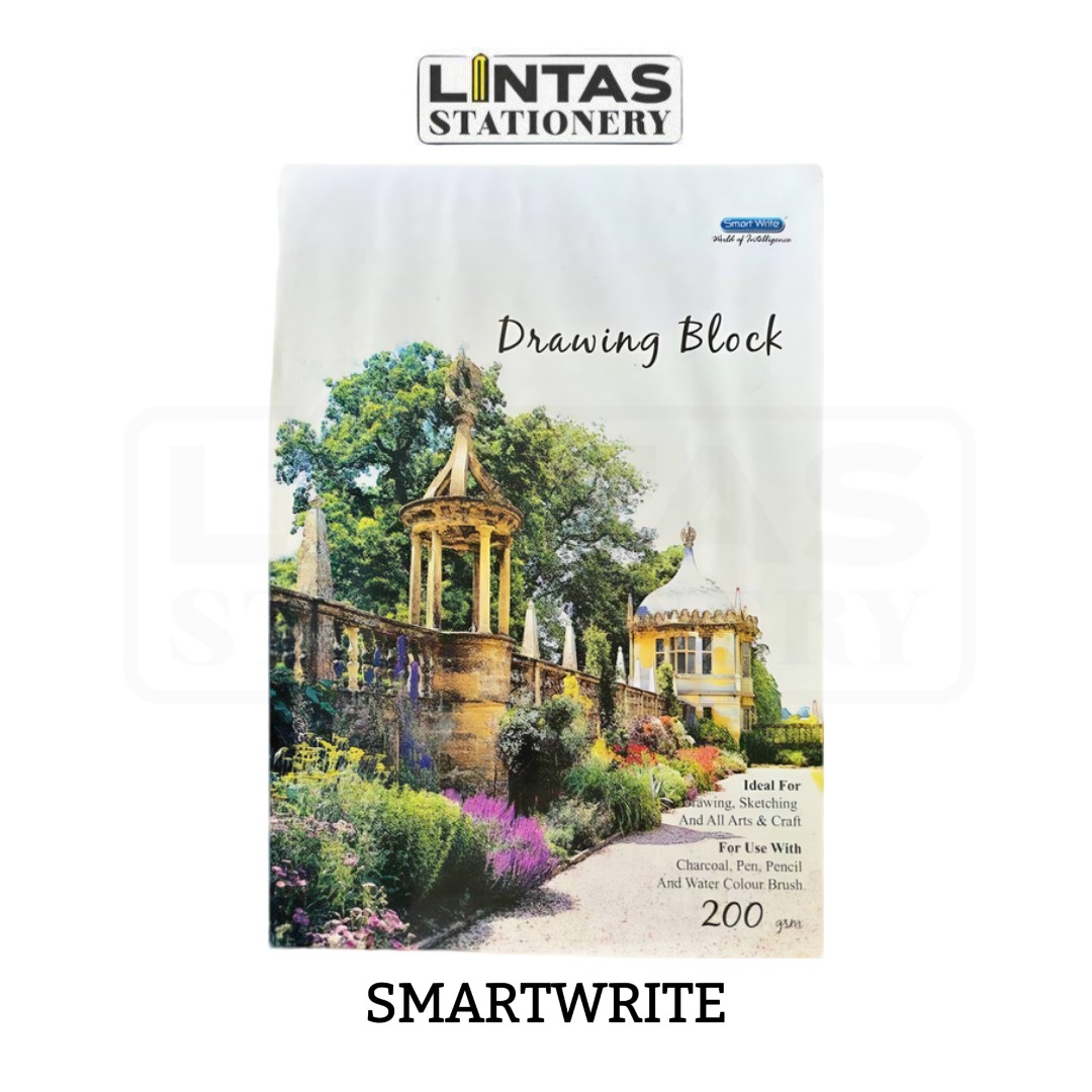 Smart Block Writing SMARTWRITE DRAWING BLOCK 200GSM A3 18’S – Lintas Stationery