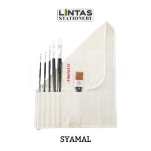 SYAMAL OIL & ACRYLIC FLAT BRUSH SET