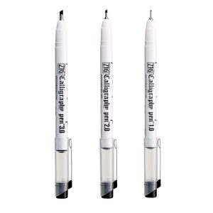 ZIG CALLIGRAPHY PEN BLACK