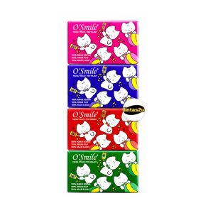 O'SMILE POCKET TISSUE 16'S