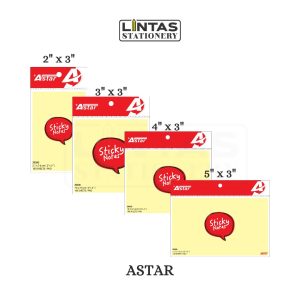 ASTAR STICKY NOTES 100'S