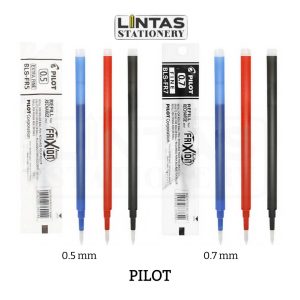 PILOT FRIXION CLICKER GEL PEN REFILL 0.5/0.7MM