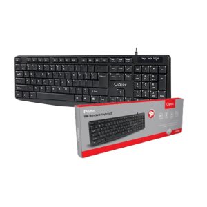 CLIPTEC USB STANDARD KEYBOARD BLACK RZK251
