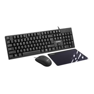 CLIPTEC USB 3 IN 1 KEYBOARD COMBO SET