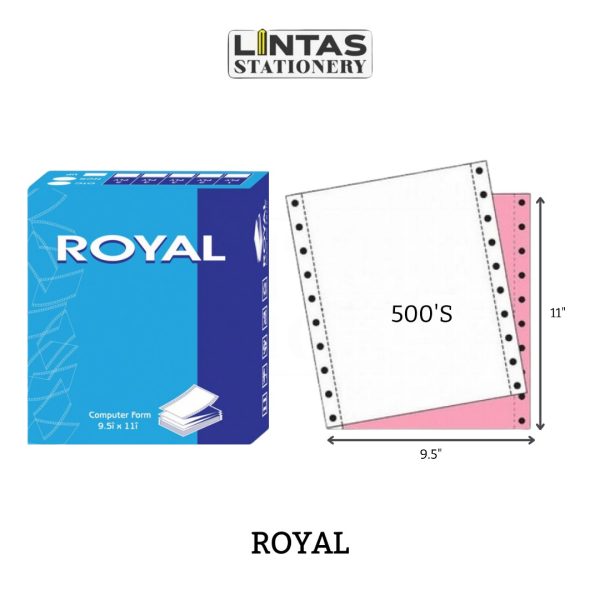 ROYAL COMPUTER FORM A4 2PLY NCR (W/P) – Lintas Stationery