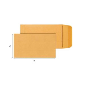 PIGEON BROWN ENVELOPE 4"X9"