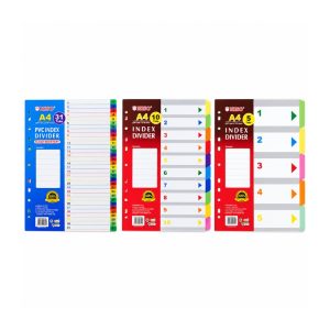 NISO INDEX DIVIDER 5 - 10 INDEX & PVC 1-31 INDEX