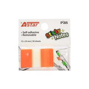 ASTAR STICKY NOTE P38 1.5X2.3CM 50'S