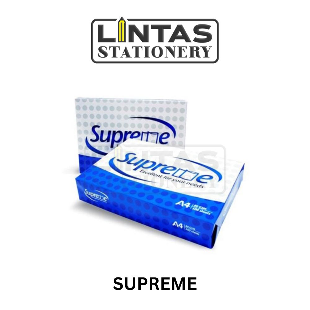SUPREME A4 PAPER 80GSM 500’S