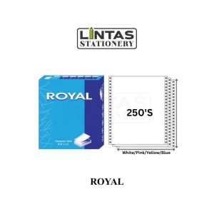 ROYAL COMPUTER FORM A4 4PLY NCR (W/P/Y/B) 250'S