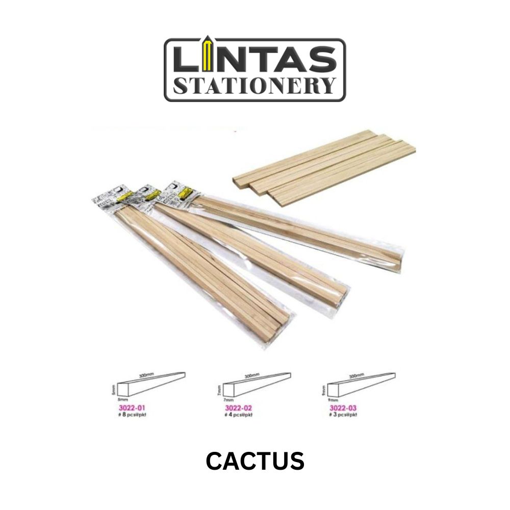CACTUS MODELLING WOOD 3022