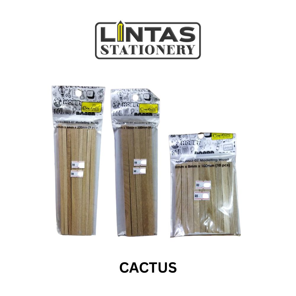 CACTUS MODELLING WOOD 3023