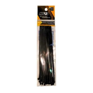 APLUS CABLE TIE 2.5X150MM 50'S BLACK
