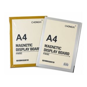 CHONGXI MAGNETIC DISPLAY BOARD A4 SILVER / GOLD