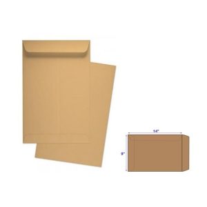 PIGEON BROWN ENV. 120G 9X14" P&S