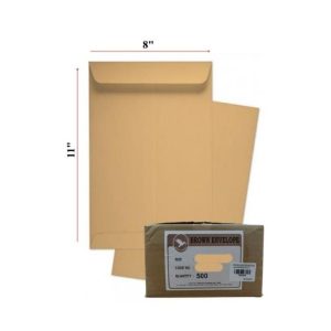 PIGEON BROWN ENV. 120G 8X11" P&S
