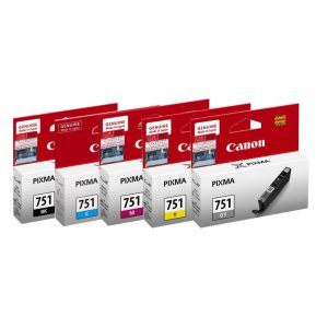 CANON INK CLI-751 CMYK & GRAY